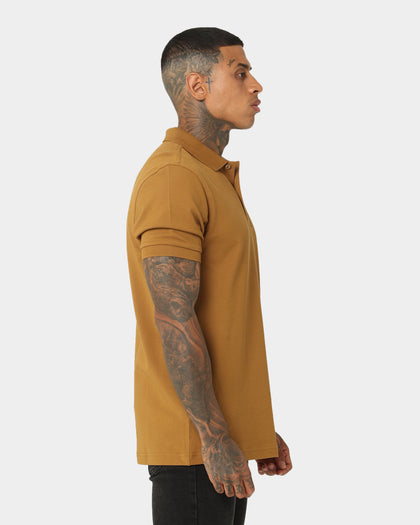 Fred Perry Polo Shirt Dark Caramel