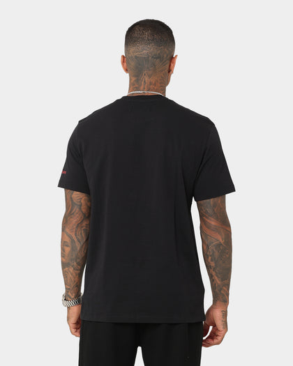 Fred Perry X Raf Simons Printed Sleeve T-Shirt Black