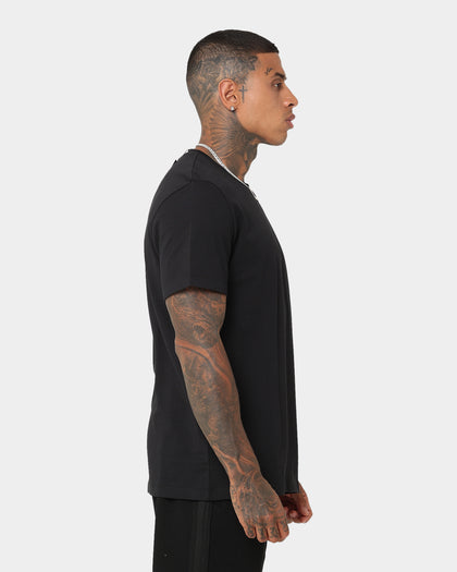 Fred Perry X Raf Simons Printed Sleeve T-Shirt Black