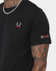 Fred Perry X Raf Simons Printed Sleeve T-Shirt Black