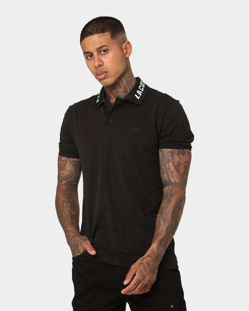 Lacoste Active Slim Fit Polo T-Shirt Black