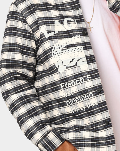 Lacoste Graphic Icons Big Croc Checked Shirt Lapland