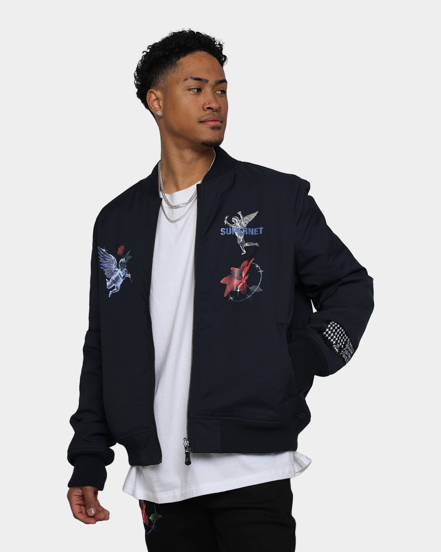 Ksubi NFT Bomber Jacket Blue | Culture Kings US