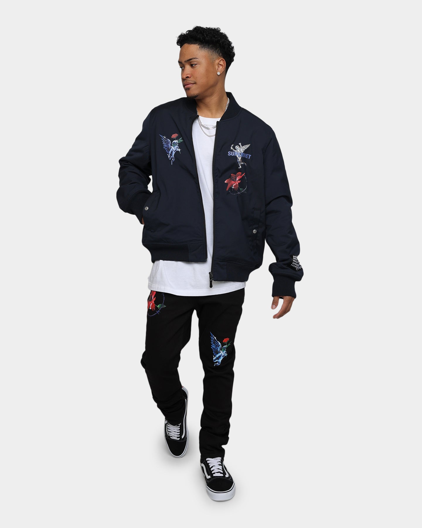 Ksubi NFT Bomber Jacket Blue | Culture Kings US