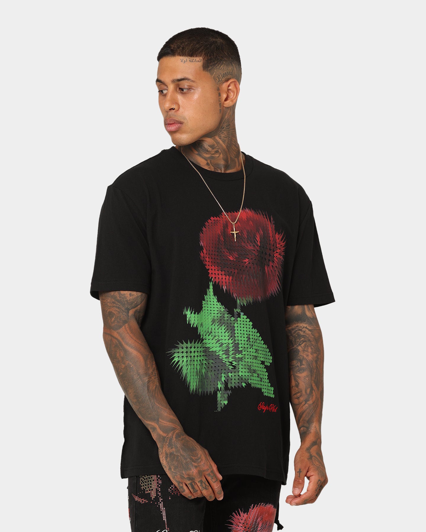 ksubi バラクラバ Ksubi Pixel Kash Short Sleeve T-Shirt Jet Black | Culture Kings US
