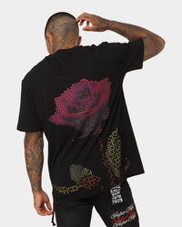 Ksubi Pixel Kash Short Sleeve T-Shirt Jet Black