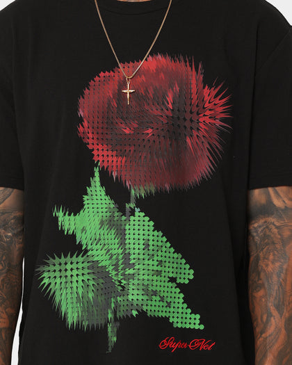 Ksubi Pixel Kash Short Sleeve T-Shirt Jet Black