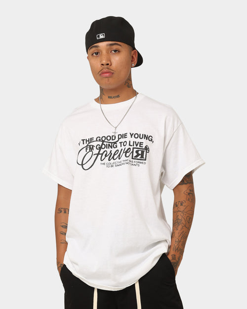 Rats Get Fat Live Forever T-Shirt White