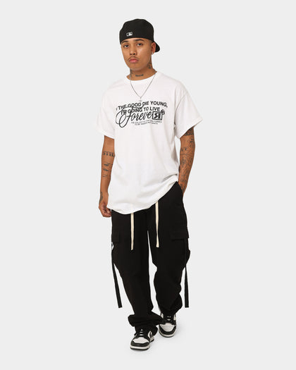 Rats Get Fat Live Forever T-Shirt White