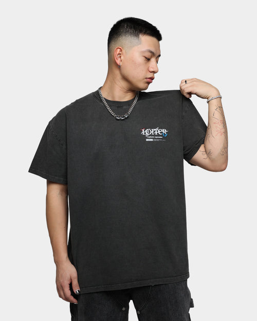 Loiter Euphoria Ultra Premium Vintage T-Shirt Black Wash