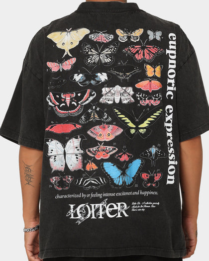 Loiter Euphoria Vintage T-Shirt Vintage Black