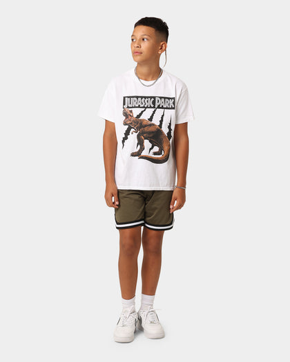 Shortie Kids' Jurassic Park T-Rex T-Shirt White
