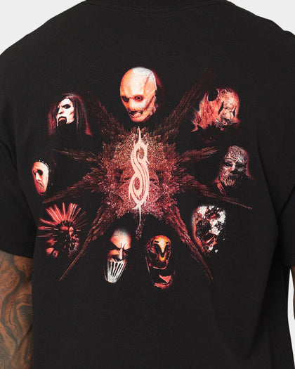 Slipknot Logo And Masks T-Shirt Black