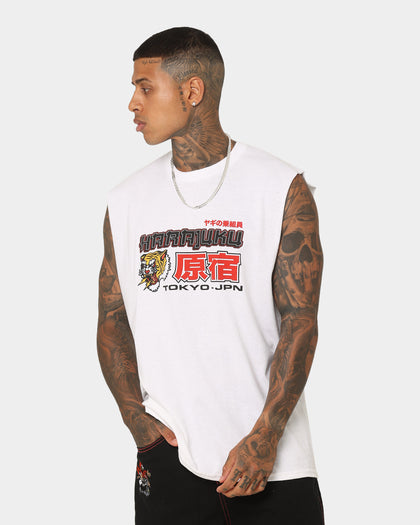 Goat Crew Harajuku Muscle T-Shirt White