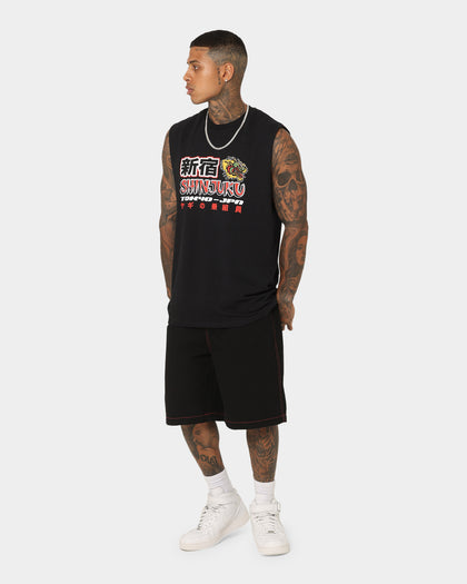 Goat Crew Shinjuku Muscle T-Shirt Black