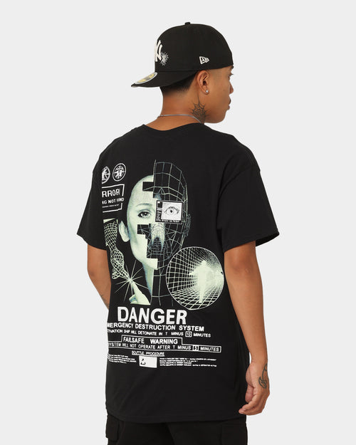 Rats Get Fat Danger T-Shirt Black