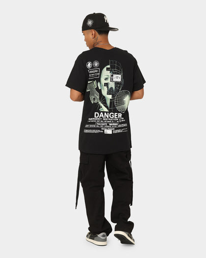 Rats Get Fat Danger T-Shirt Black