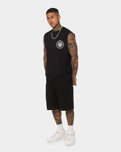 Rats Get Fat Dark Horse Muscle T-Shirt Black