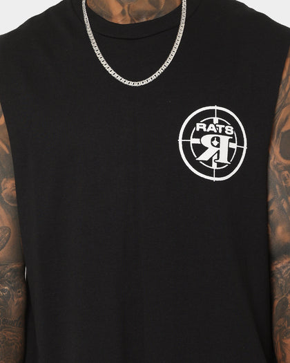 Rats Get Fat Dark Horse Muscle T-Shirt Black