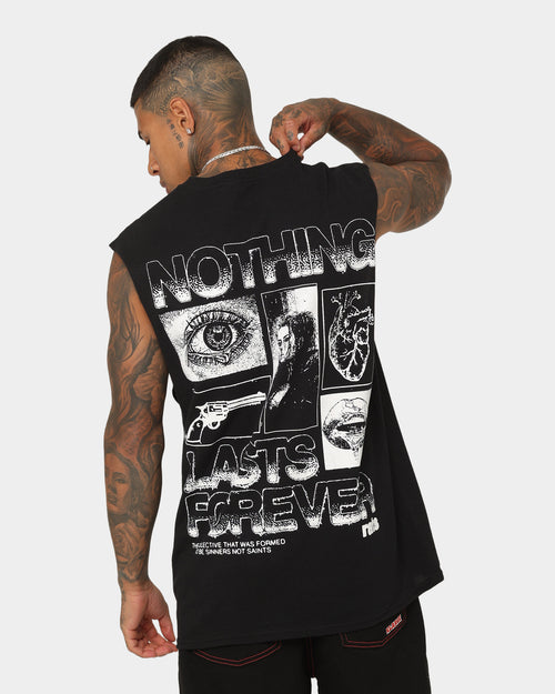 Rats Get Fat Nothing Muscle T-Shirt Black