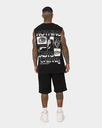 Rats Get Fat Nothing Muscle T-Shirt Black