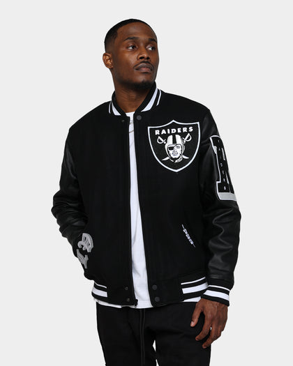 Pro Standard Las Vegas Raiders Old English Varsity Jacket Black