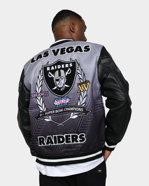 Pro Standard Las Vegas Raiders Remix Varsity Jacket Black