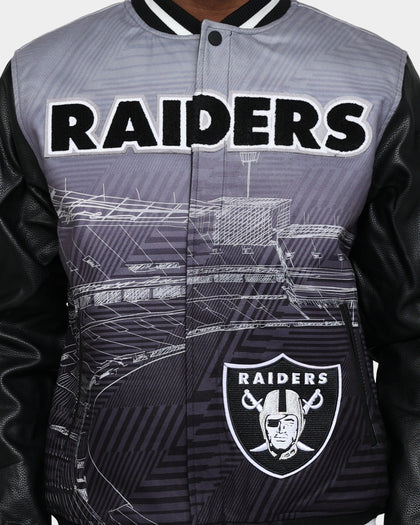 Pro Standard Las Vegas Raiders Remix Varsity Jacket Black