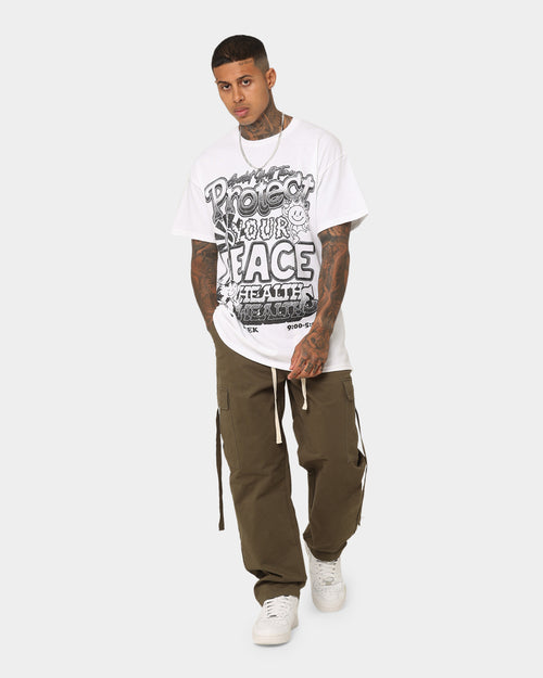 Goat Crew Protect Peace T-Shirt White