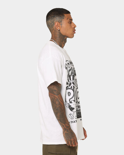 Goat Crew Protect Peace T-Shirt White