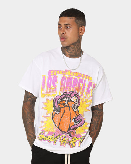 Goat Crew Purple Snake T-Shirt White