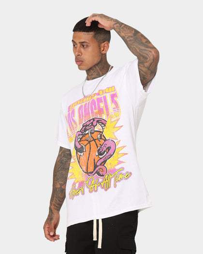 Goat Crew Purple Snake T-Shirt White