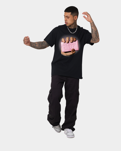 The Night Shift Night Club Vintage T-Shirt Black Wash