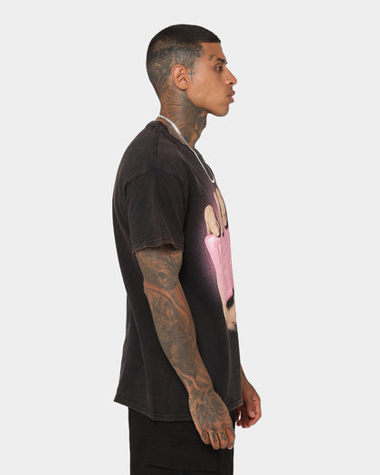 The Night Shift Night Club Vintage T-Shirt Black Wash