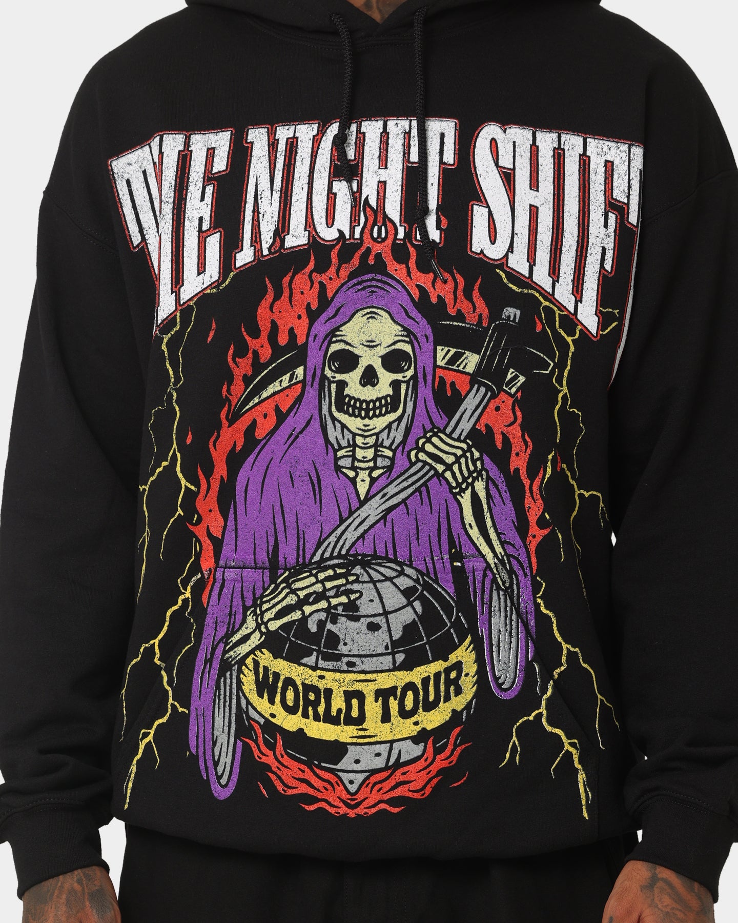 The Night Shift World Tour Hoodie Black | Culture Kings US