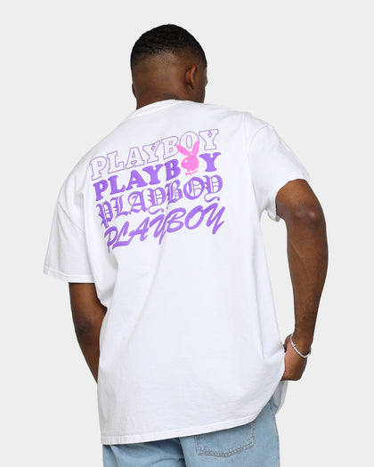 Playboy By CK Stacked T-Shirt White