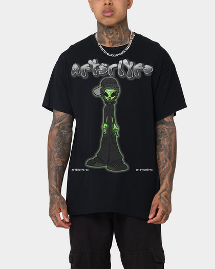 Goat Crew Afterlyfe Vintage T-Shirt Washed Black