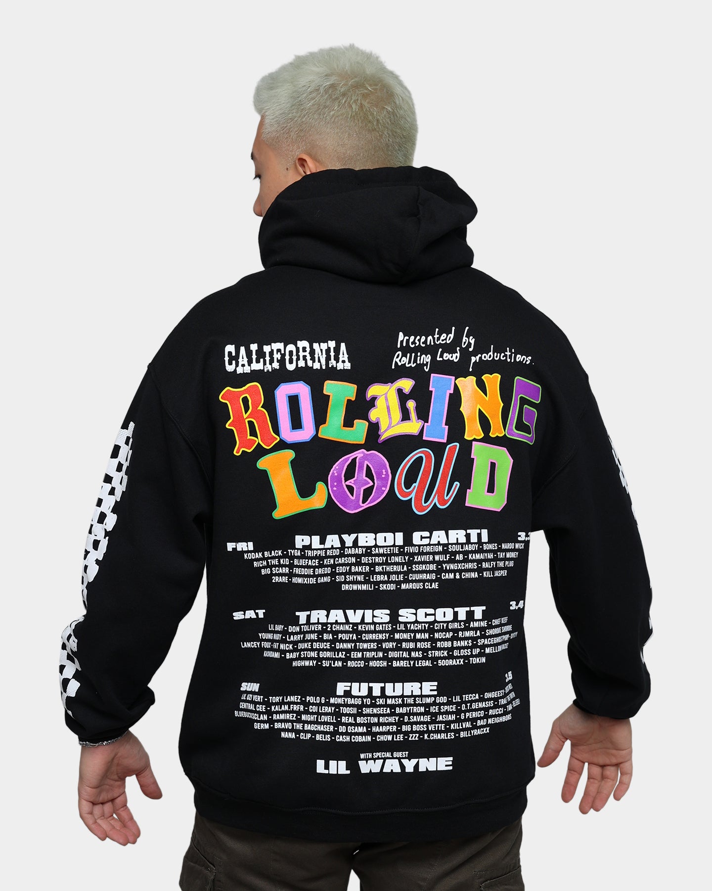 Rolling Loud Rolling Loud Line Up Hoodie Black | Culture Kings US