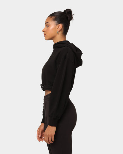 Puma Women's Classics Cropped Hoodie Puma Black