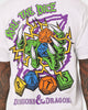 Rats Get Fat X Dungeons And Dragons Roll The Dice T-Shirt White