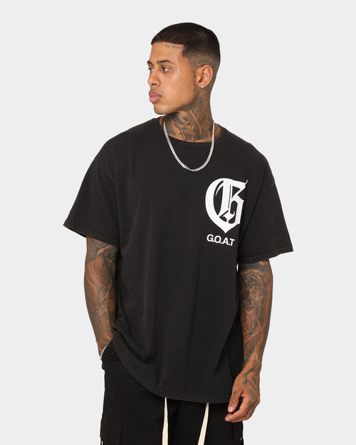 Goat Crew G.O.A.T Vintage T-Shirt Black Wash