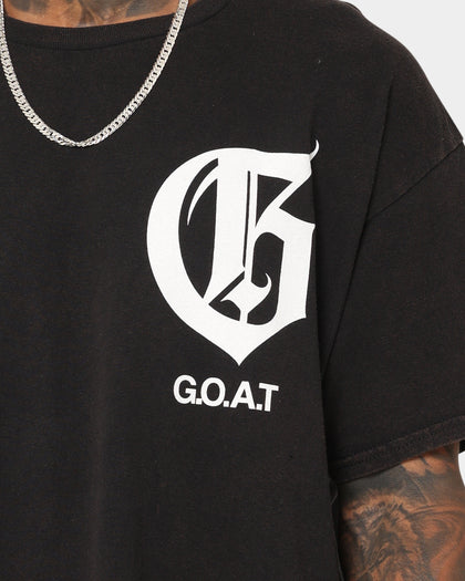 Goat Crew G.O.A.T Vintage T-Shirt Black Wash