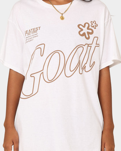 Goat Crew Holiday Mode T-Shirt White
