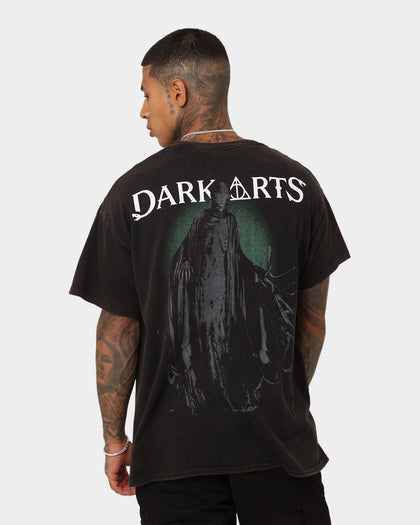 American Thrift X Harry Potter Dark Arts Vintage T-Shirt Black Wash