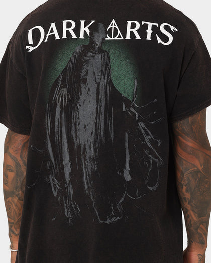 American Thrift X Harry Potter Dark Arts Vintage T-Shirt Black Wash