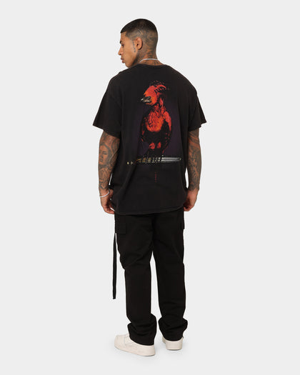 American Thrift X Harry Potter Dumbledore Vintage T-Shirt Black Wash