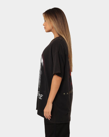 American Thrift X Harry Potter Dumbledore Vintage T-Shirt Black Wash