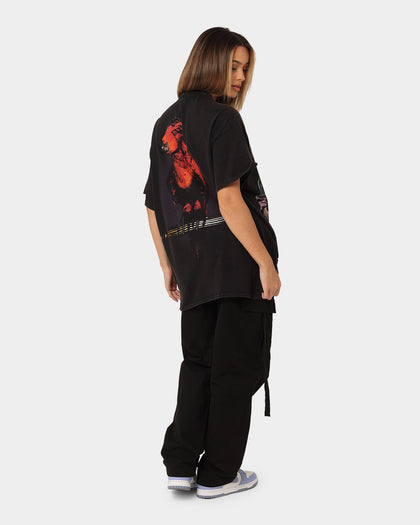 American Thrift X Harry Potter Dumbledore Vintage T-Shirt Black Wash