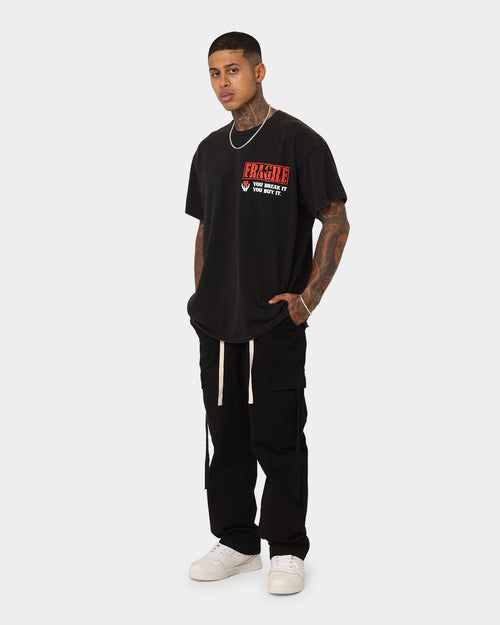 Goat Crew Removalist Vintage T-Shirt Black Wash