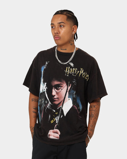 American Thrift X Harry Potter Potter Vintage T-Shirt Black Wash